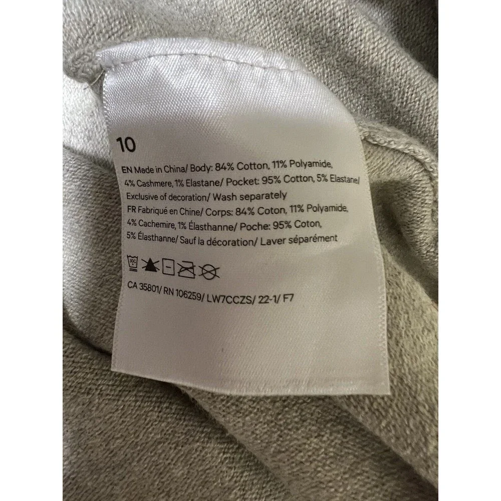Lululemon Cotton-Cashmere Knit High-Rise Short‎ 4” Heathered Raw Linen Size 10